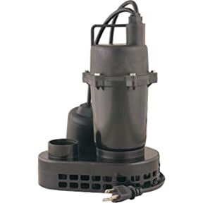  Flint Walling Star 2SPHA-L Submersible Sump Pump 1/4 HP Thermoplastic 1320 GPH at 10 ft 1 yr Warranty 